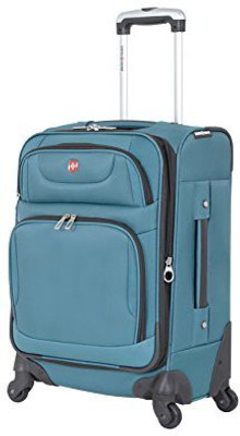 

Swiss Gear Solid soft Body Expandable Check-in Luggage -  inch(Blue