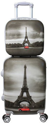 

World Traveler Graphic Print Hard Body Expandable Check-in Luggage -  inch(Multicolor
