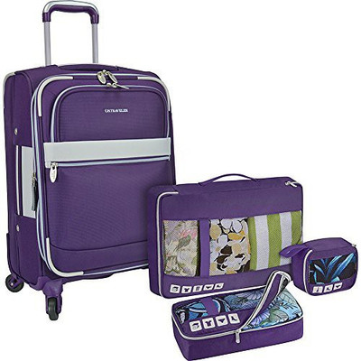 

Us Traveler Solid Soft Body Expandable Check-in Luggage -  inch(Purple