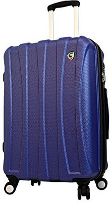 

Mia Toro Solid Hard Body Expandable Check-in Luggage -  inch(Blue