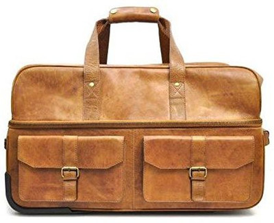 

Rawlings Solid soft Body Expandable Check-in Luggage -  inch(Brown