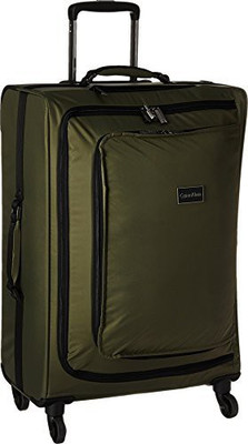 

Calvin Klein Solid soft Body Expandable Check-in Luggage -  inch(Green