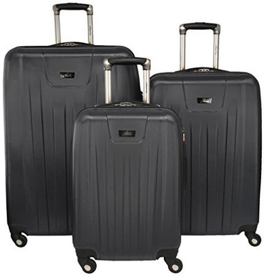 

Skyway Solid Hard Body Expandable Check-in Luggage -  inch(Black