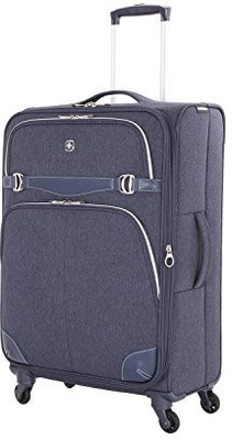 

Swiss Gear Solid soft Body Expandable Check-in Luggage -  inch(Blue