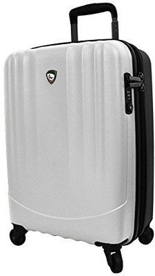

Mia Toro Solid Hard Body Expandable Check-in Luggage -  inch(White