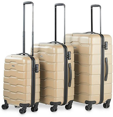 

Vonhaus Solid Hard Body Expandable Check-in Luggage -  inch(Gold