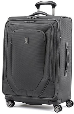 

Travelpro Solid soft Body Expandable Check-in Luggage -  inch(Black