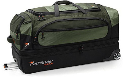 

Pathfinder Solid soft Body Expandable Check-in Luggage -  inch(Green