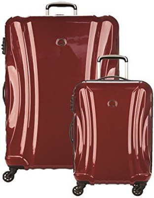 

Delsey Paris Solid Hard Body Expandable Check-in Luggage -  inch(Red