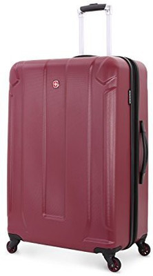 

Swiss Gear Solid Hard Body Expandable Check-in Luggage -  inch(Red