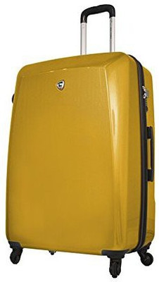 

Mia Toro Solid Hard Body Expandable Check-in Luggage -  inch(Yellow