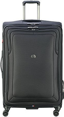 

Delsey Paris Solid soft Body Expandable Check-in Luggage -  inch(Black