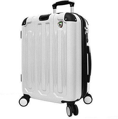 

Mia Toro Solid Hard Body Expandable Check-in Luggage -  inch(White