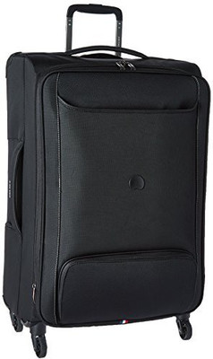 

Delsey Paris Solid soft Body Expandable Check-in Luggage -  inch(Black