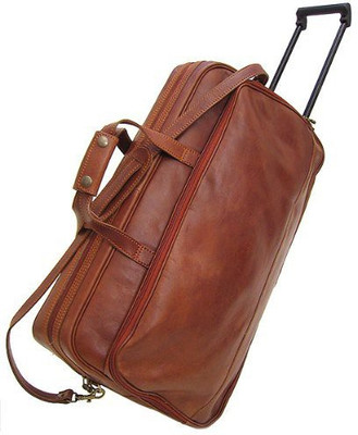 

Generic Solid soft Body Expandable Check-in Luggage -  inch(Brown