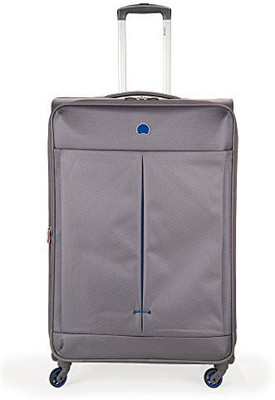 

Delsey Paris Solid soft Body Expandable Check-in Luggage -  inch(Grey