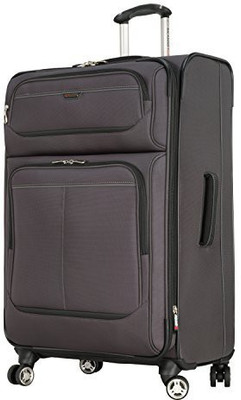 

Generic Solid soft Body Expandable Check-in Luggage -  inch(Grey