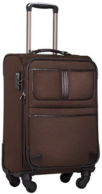 

Coolife Solid soft Body Expandable Check-in Luggage -  inch(Brown