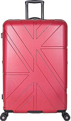 

Ben Sherman Solid Hard Body Expandable Check-in Luggage -  inch(Red