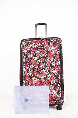 

Isaac Mizrahi Graphic Print soft Body Expandable Check-in Luggage -  inch(Multicolor