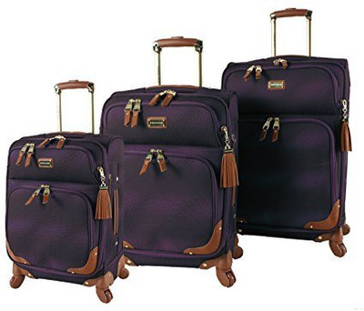 

Steve Madden Solid Soft Body Expandable Check-in Luggage -  inch(Black