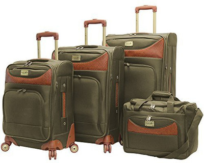 

Caribbean Joe Solid Soft Body Expandable Check-in Luggage -  inch(Green