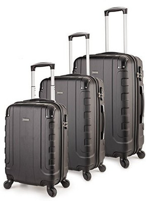 

Travelcross Solid Hard Body Expandable Check-in Luggage -  inch(Grey