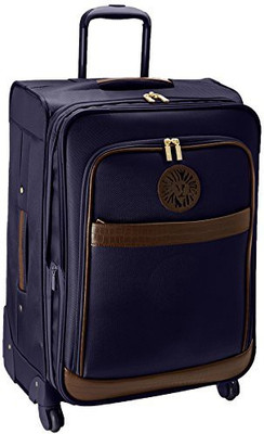 

Anne Klein Solid soft Body Expandable Check-in Luggage -  inch(Blue