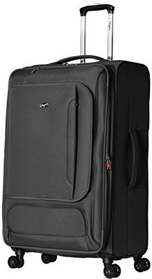 

Olympia Solid Hard Body Expandable Check-in Luggage -  inch(Black