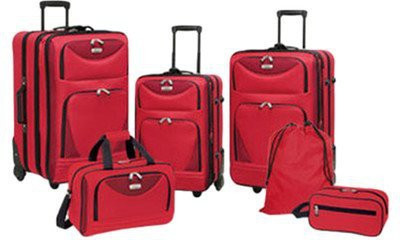 

Travelers Club Solid Soft Body Expandable Check-in Luggage -  inch(Red