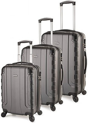 

Travelcross Solid Hard Body Expandable Check-in Luggage -  inch(Black