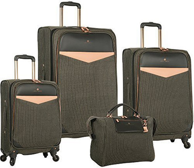 

Vince Camuto Solid Soft Body Expandable Check-in Luggage -  inch(Green