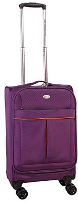 

American Flyer Solid soft Body Expandable Check-in Luggage - 31 inch(Purple)