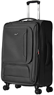 

Olympia Solid soft Body Expandable Check-in Luggage -  inch(Black