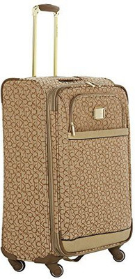 

Calvin Klein Graphic Print soft Body Expandable Check-in Luggage -  inch(Multicolor