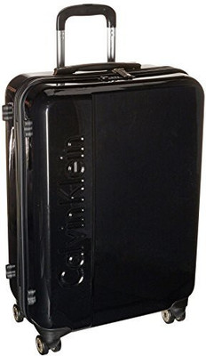 

Calvin Klein Solid Hard Body Expandable Check-in Luggage -  inch(Black