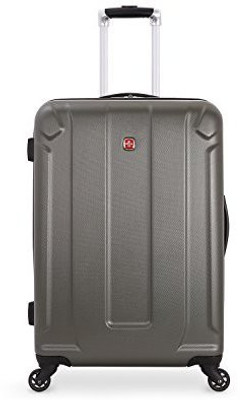 

Swiss Gear Solid Hard Body Expandable Check-in Luggage -  inch(Grey