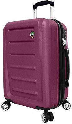 

Mia Toro Solid Hard Body Expandable Check-in Luggage -  inch(Purple