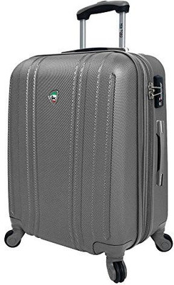 

Mia Toro Solid Hard Body Expandable Check-in Luggage -  inch(Grey