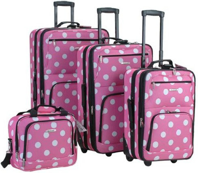 

Rockland Solid Soft Body Expandable Check-in Luggage -  inch(Pink