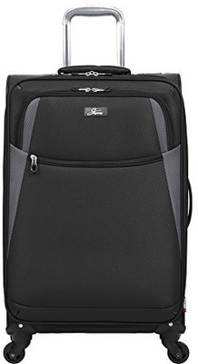 

Skyway Solid soft Body Expandable Check-in Luggage -  inch(Black