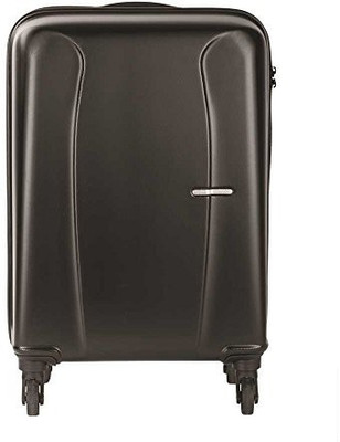 

Bugatti Solid Hard Body Expandable Cabin Luggage -  inch(Black