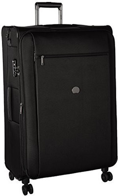 

Delsey Paris Solid soft Body Expandable Check-in Luggage -  inch(Black