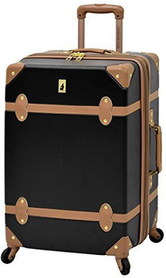 

London Fog Solid Hard Body Expandable Check-in Luggage -  inch(Black