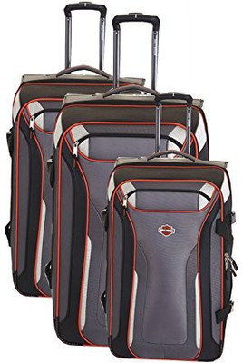 

Harley Davidson Solid Soft Body Expandable Check-in Luggage -  inch(Multicolor