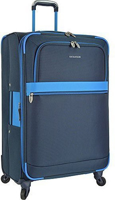 

Us Traveler Solid soft Body Expandable Check-in Luggage -  inch(Blue