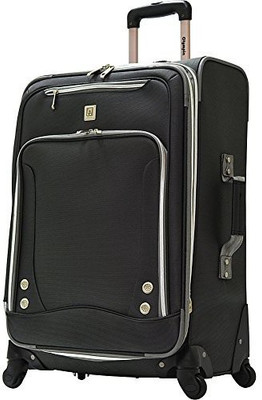 

Olympia Solid soft Body Expandable Check-in Luggage -  inch(Black