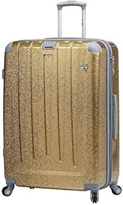 

Mia Toro Solid Hard Body Expandable Check-in Luggage -  inch(Yellow
