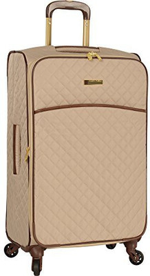 

Anne Klein Solid soft Body Expandable Check-in Luggage -  inch(Brown