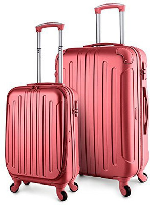 

Travelcross Solid Hard Body Expandable Check-in Luggage -  inch(Red